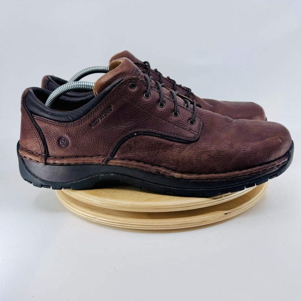 Red Wing 8704 Stitchmax Oxford Shoes Leather Mens Size 11.5 Work Safety Toe